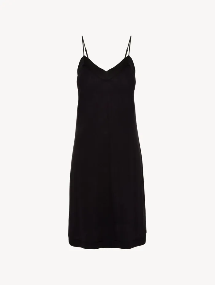 Short Nightdress In Onyx Sleepwear La Perla Slips and Dresses