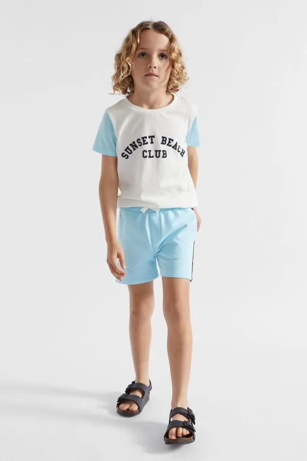 Shorts Boy Seed Heritage Tape Track Short Ocean Blue