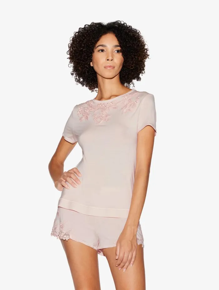 Shorts In Pink Jersey Sleepwear La Perla Pajamas