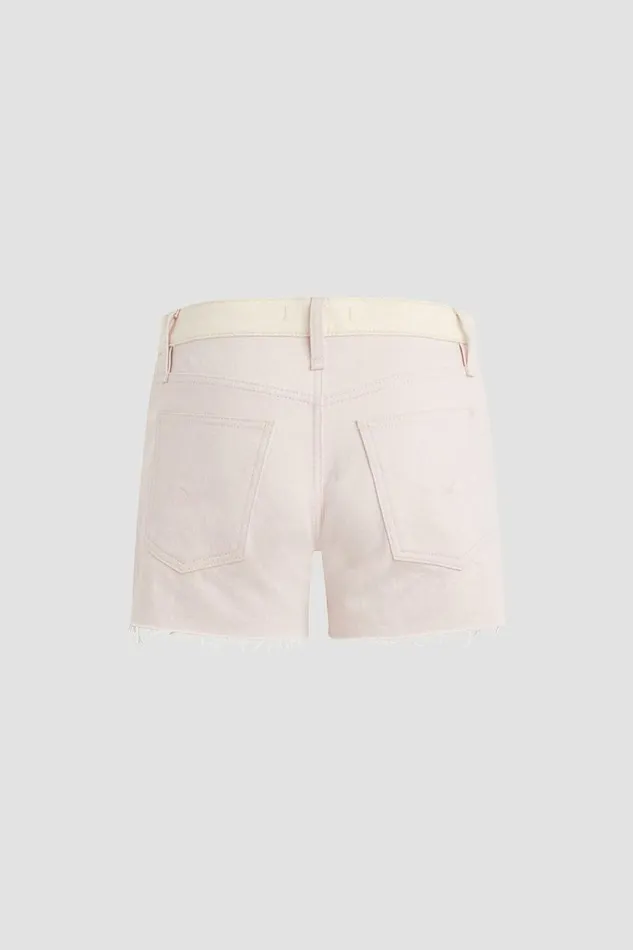 Shorts Women Hudson Jeans Lori HighRise Short Egret And Light Pink Shorts Women Hudson Jeans Lori HighRise Short Egret And Light Pink