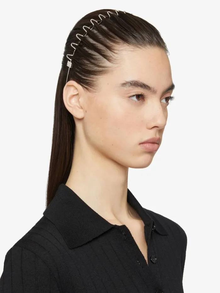 Show Headband In Metal Silvery Women Givenchy Straps and Other Accessories