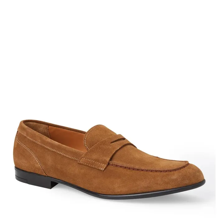Silas Suede Loafer 8211 Cognac Men Bruno Magli Loafers and Slipons