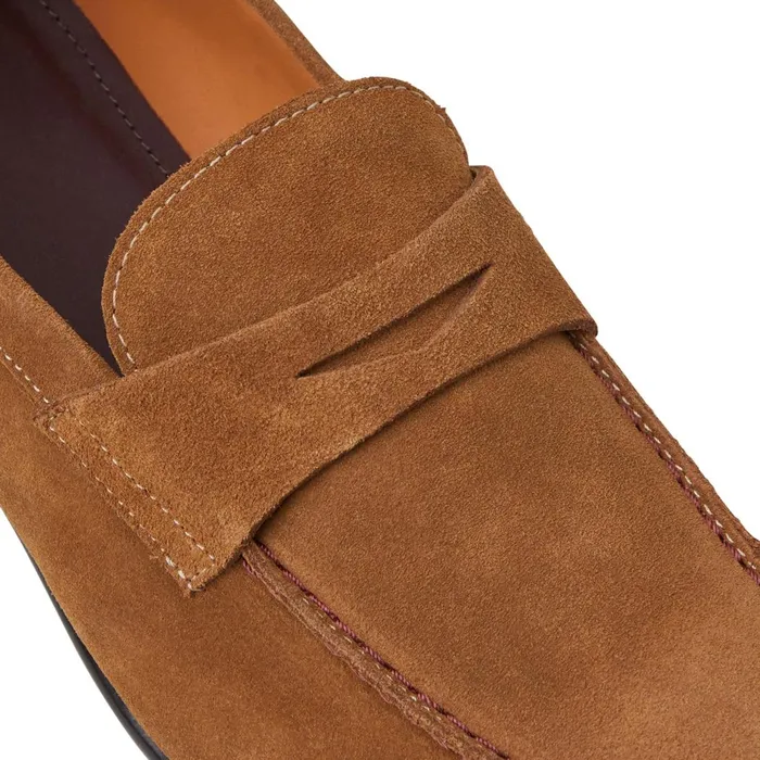 Silas Suede Loafer 8211 Cognac Men Bruno Magli Loafers and Slipons
