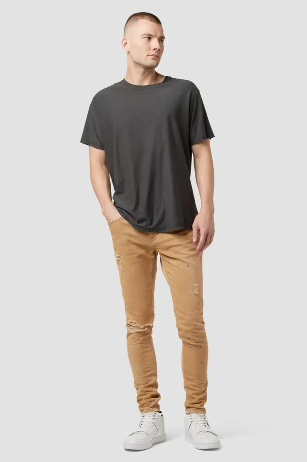 Skinny Men Hudson Jeans Zack Skinny Jean Stained Rust Skinny Men Hudson Jeans Zack Skinny Jean Stained Rust