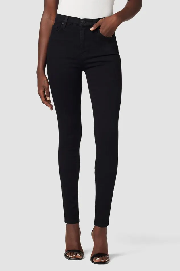 Skinny Women Hudson Jeans Barbara HighRise Super Skinny Supermodel Jean Black