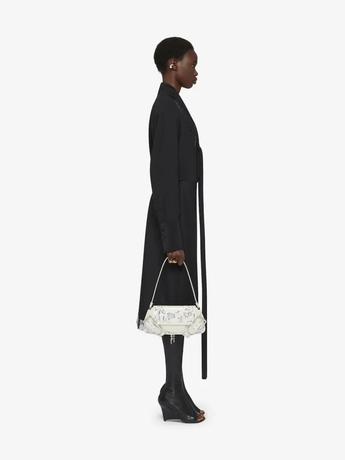 Skirt In Wool And Mohair With Lace Black Women Givenchy Skirts