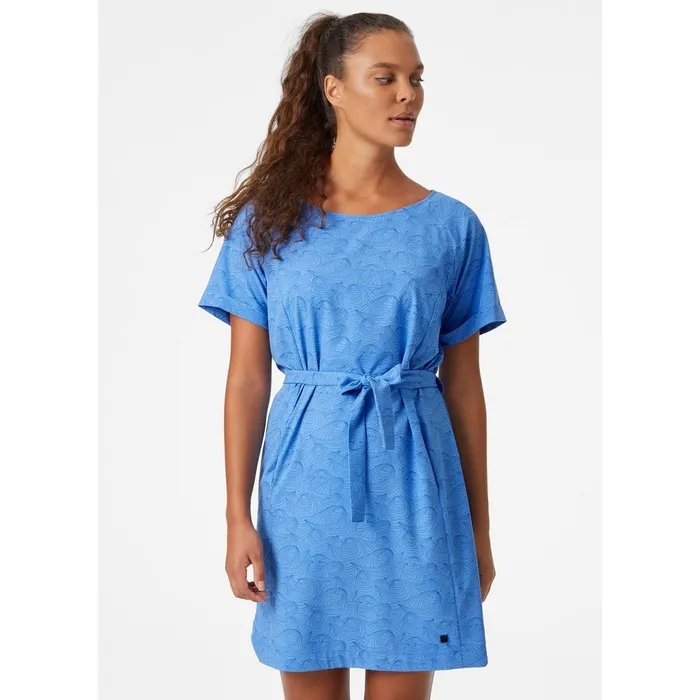Skirts and Dresses Women Helly Hansen W THALIA SUMMER DRESS 619 Skagen Blue