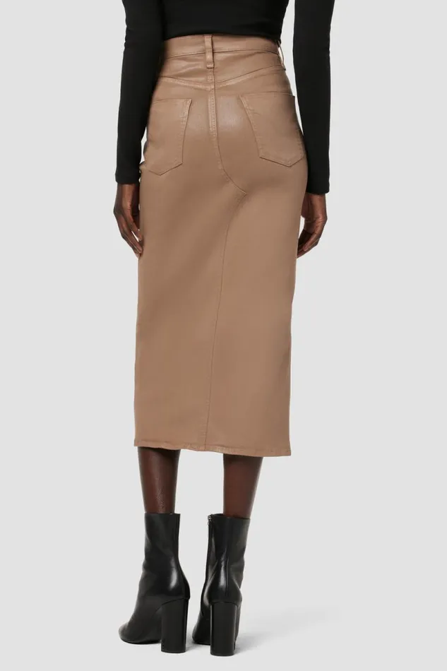 Skirts Women Hudson Jeans Reconstructed Skirt Coated Hot Latte Skirts Women Hudson Jeans Reconstructed Skirt Coated Hot Latte