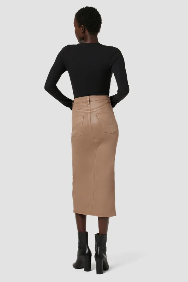Skirts Women Hudson Jeans Reconstructed Skirt Coated Hot Latte Skirts Women Hudson Jeans Reconstructed Skirt Coated Hot Latte