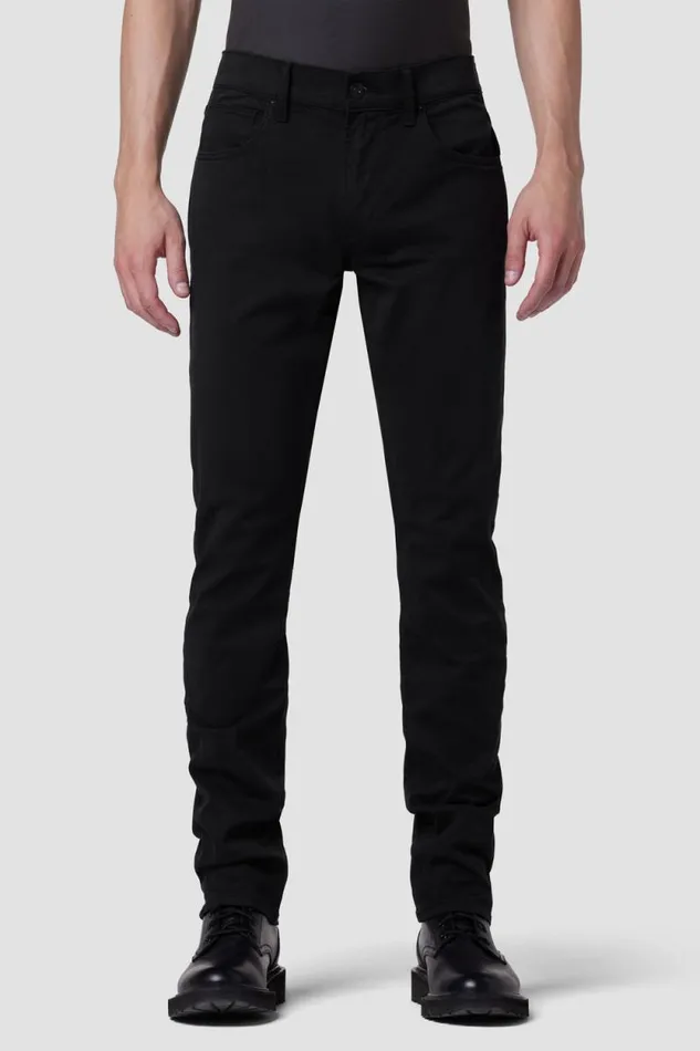 Slim Men Hudson Jeans Blake Slim Straight Twill Pant Black