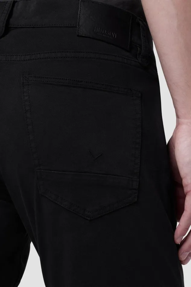 Slim Men Hudson Jeans Blake Slim Straight Twill Pant Black Slim Men Hudson Jeans Blake Slim Straight Twill Pant Black