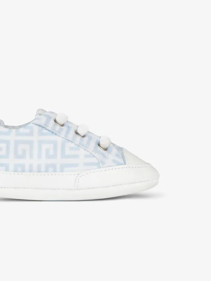 Slippers In 4g Jacquard Baby Bluewhite Kids Givenchy