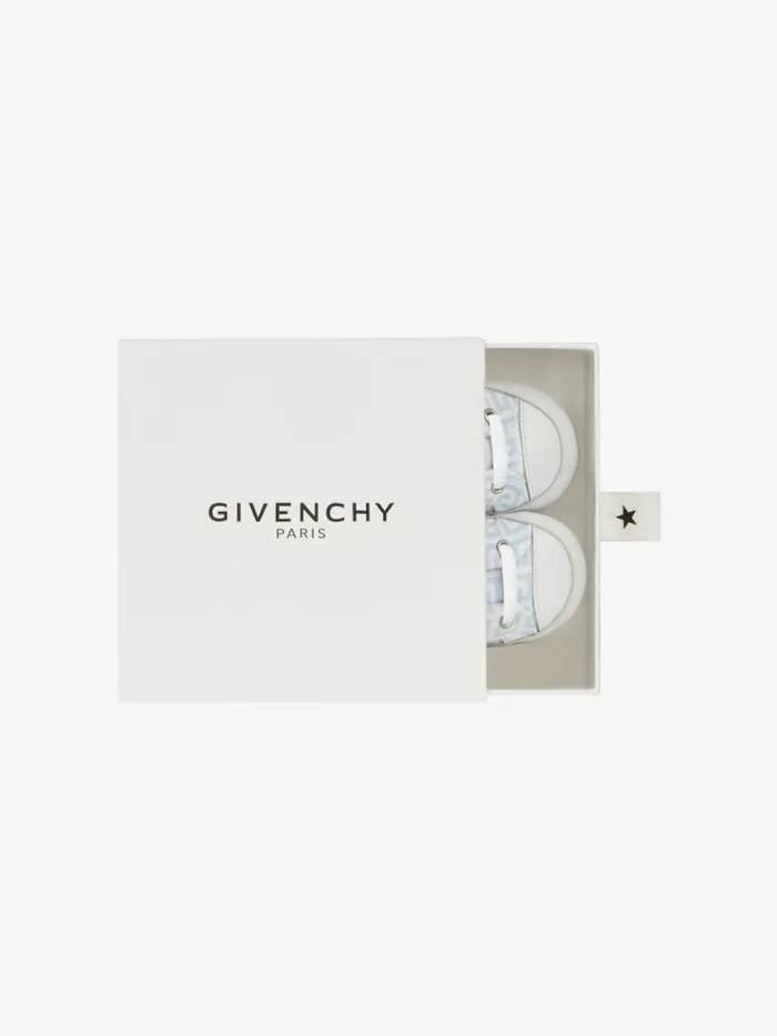 Slippers In 4g Jacquard Baby Bluewhite Kids Givenchy