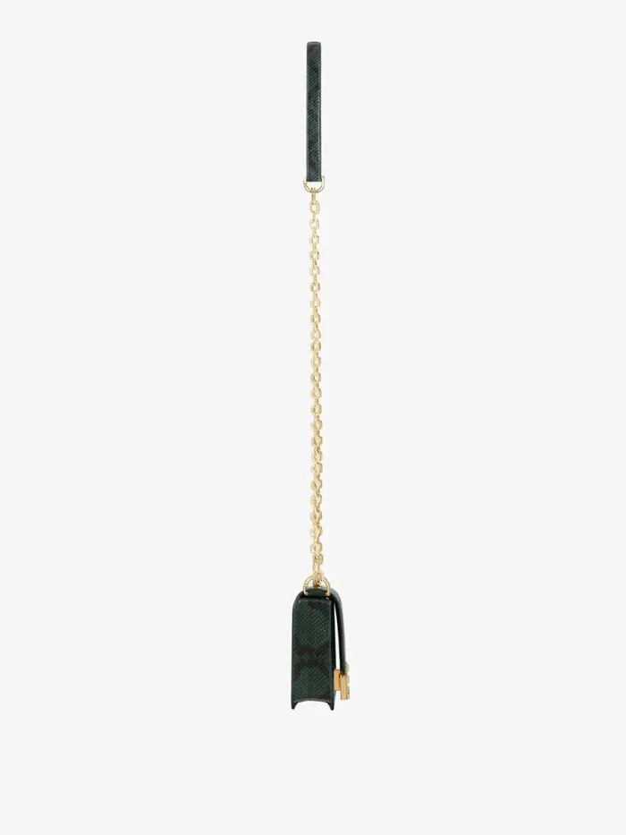 Small 4g Bag In Python With Chain Dark Green Women Givenchy Crossbody Bags
