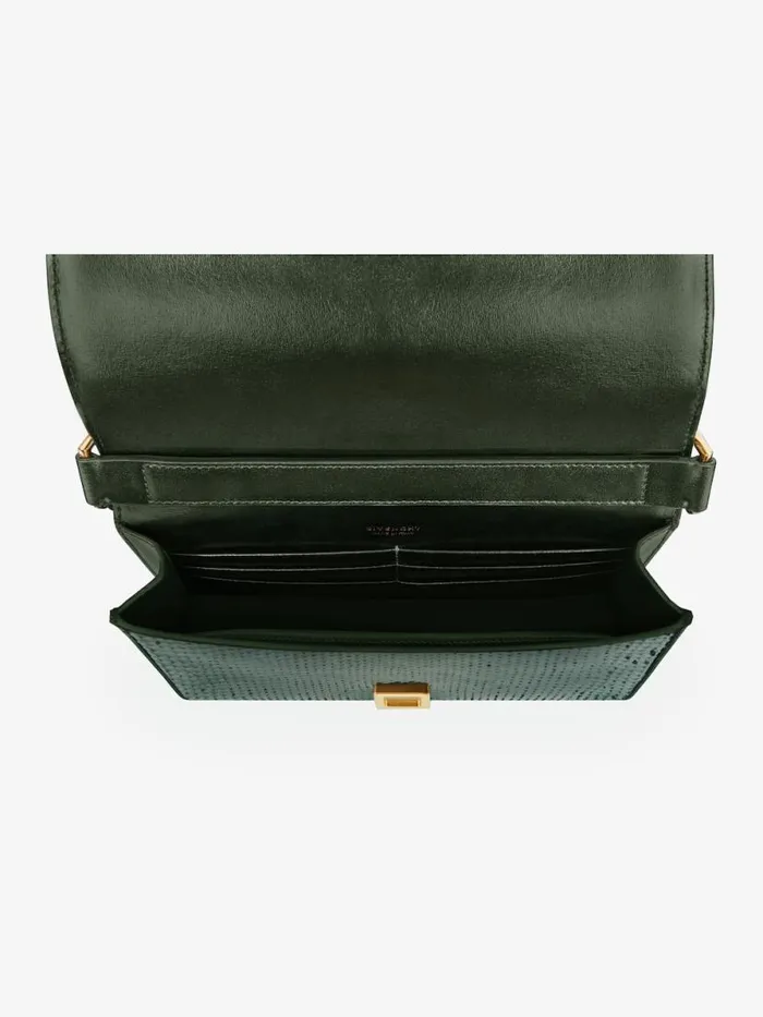 Small 4g Bag In Python With Chain Dark Green Women Givenchy Crossbody Bags