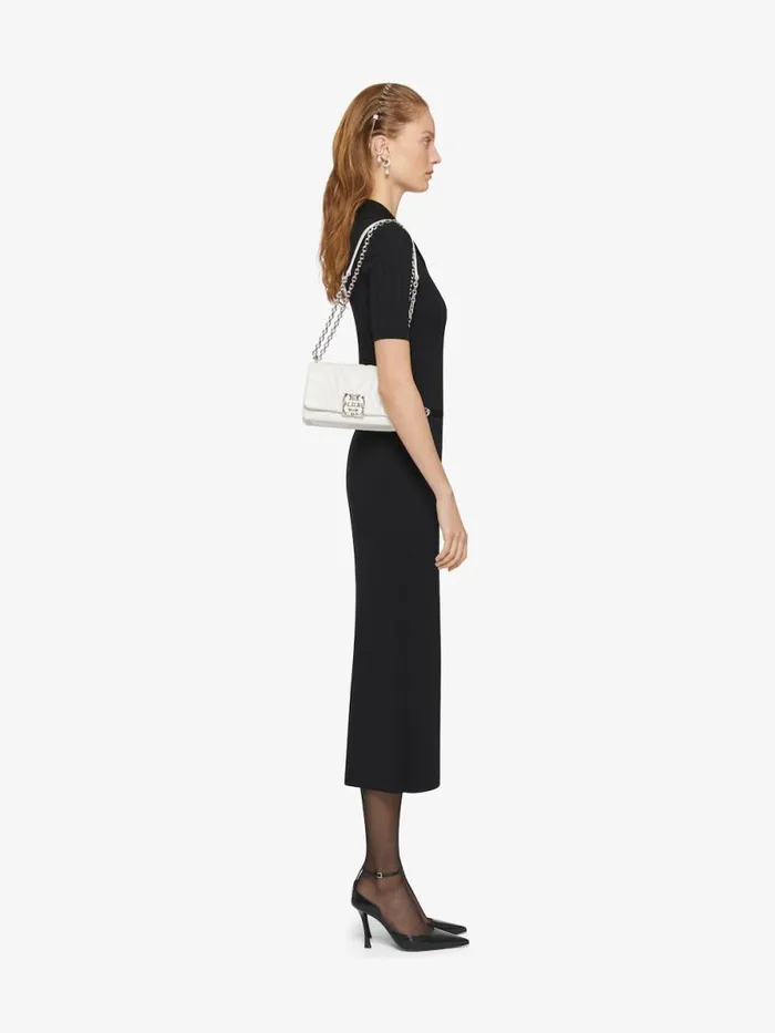 Small 4g Soft Bag In Quilted Leather Ivory Women Givenchy Shoulder Bags