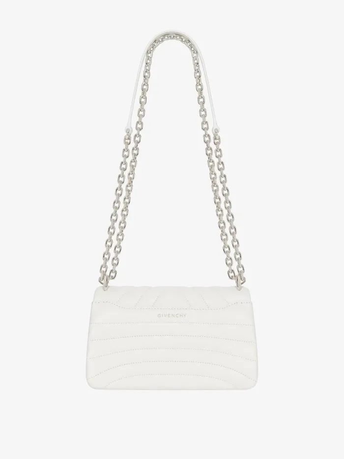 Small 4g Soft Bag In Quilted Leather Ivory Women Givenchy Shoulder Bags