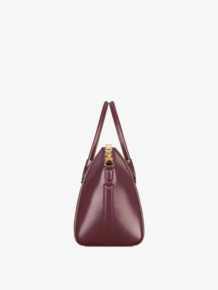 Small Antigona Bag In Box Leather Oxblood Red Women Givenchy Antigona