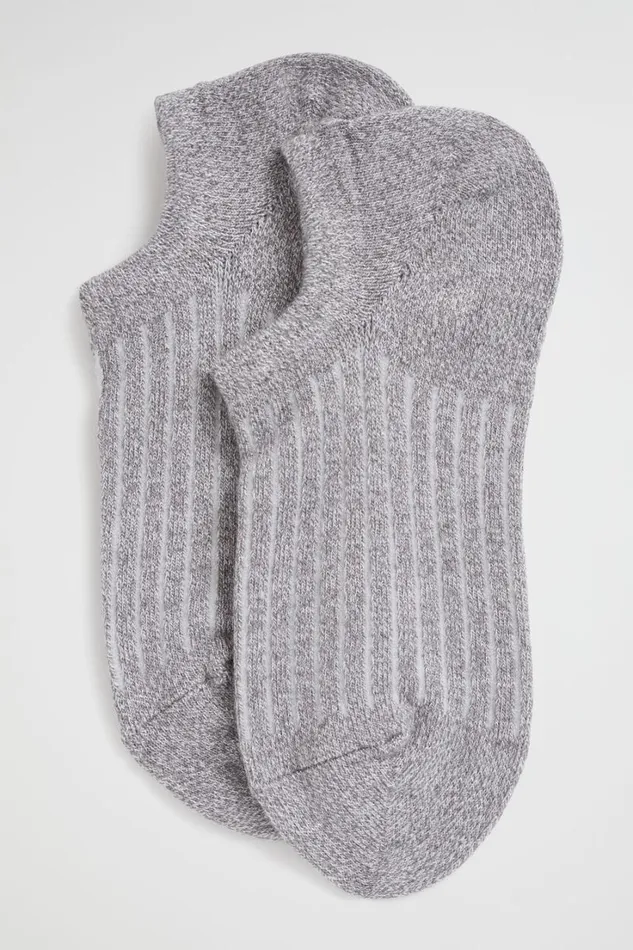 Socks and Tights Woman Seed Heritage Sneaker Sock Grey Marle