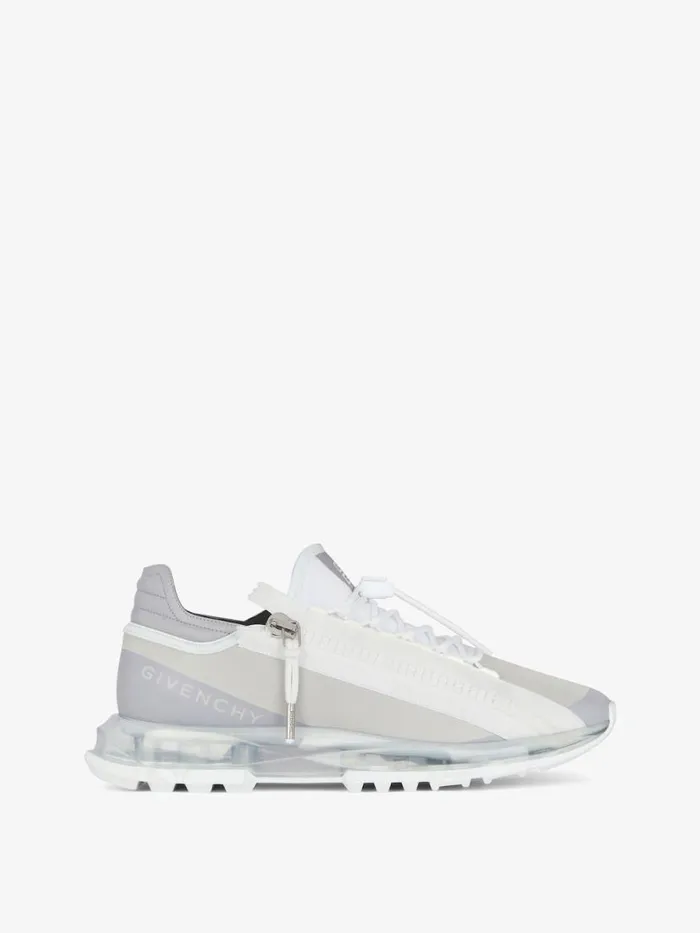 Spectre Sneakers In Synthetic Leather And Fiber Grey Men Givenchy Sneakers
