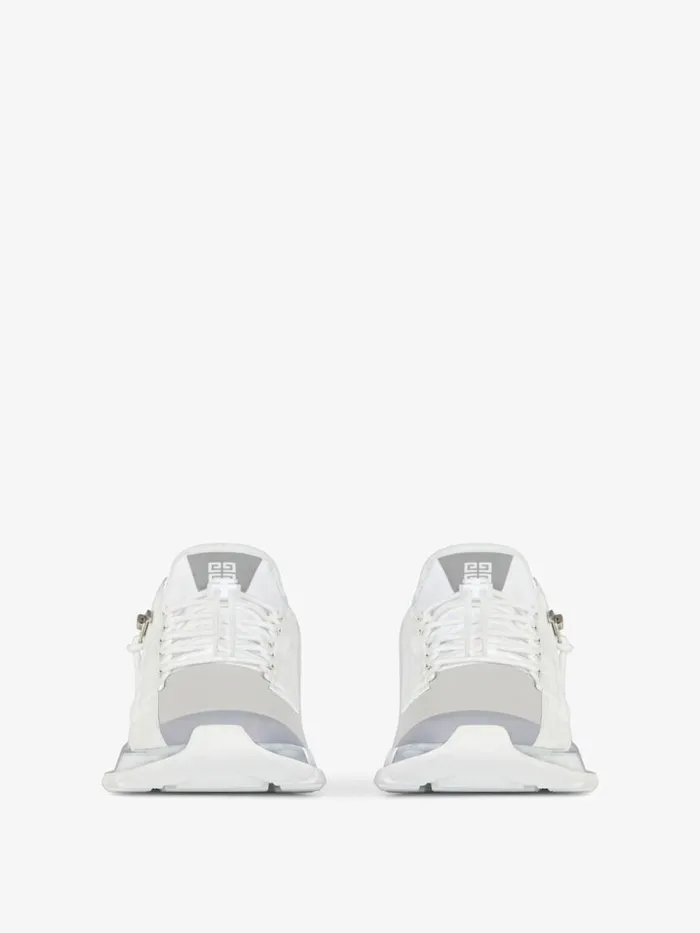 Spectre Sneakers In Synthetic Leather And Fiber Grey Men Givenchy Sneakers