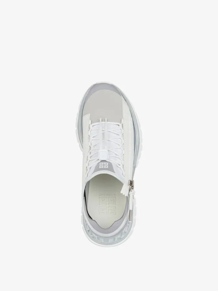 Spectre Sneakers In Synthetic Leather And Fiber Grey Men Givenchy Sneakers