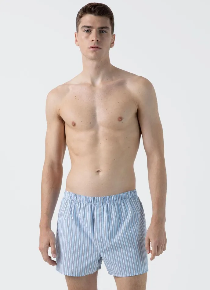 SUNSPEL Boxer Shorts Classic Boxer Shorts Blue Stripe 8211 Men