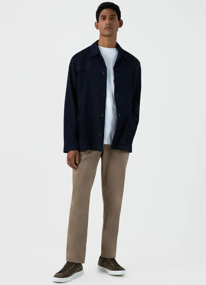 SUNSPEL Jackets and Coats Denim Chore Jacket In Selvedge Denim 8211 Men