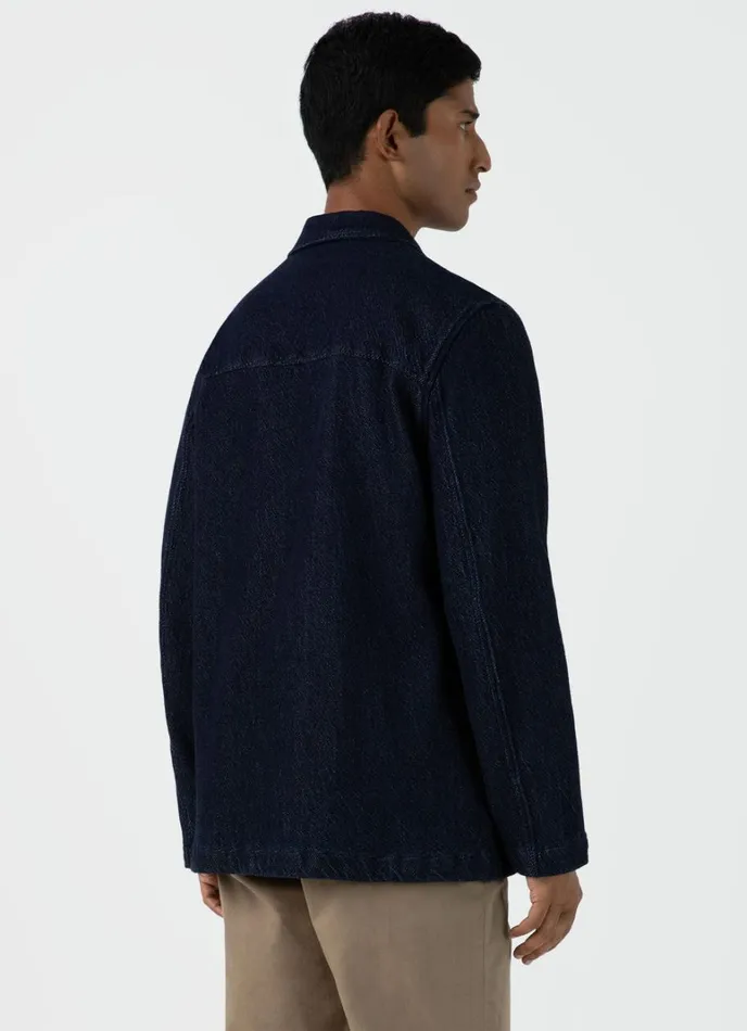 SUNSPEL Jackets and Coats Denim Chore Jacket In Selvedge Denim 8211 Men