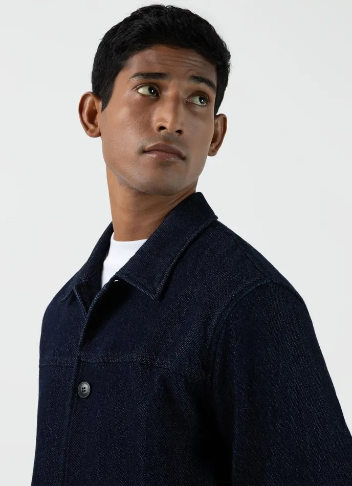 SUNSPEL Jackets and Coats Denim Chore Jacket In Selvedge Denim 8211 Men