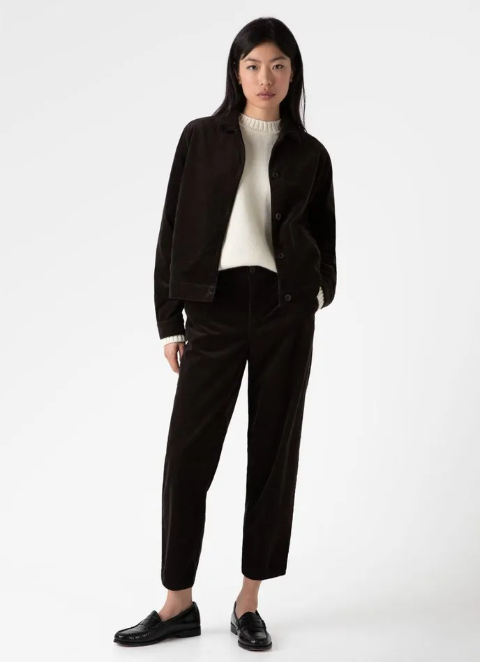 SUNSPEL Pants Corduroy Trouser Coffee 8211 Women