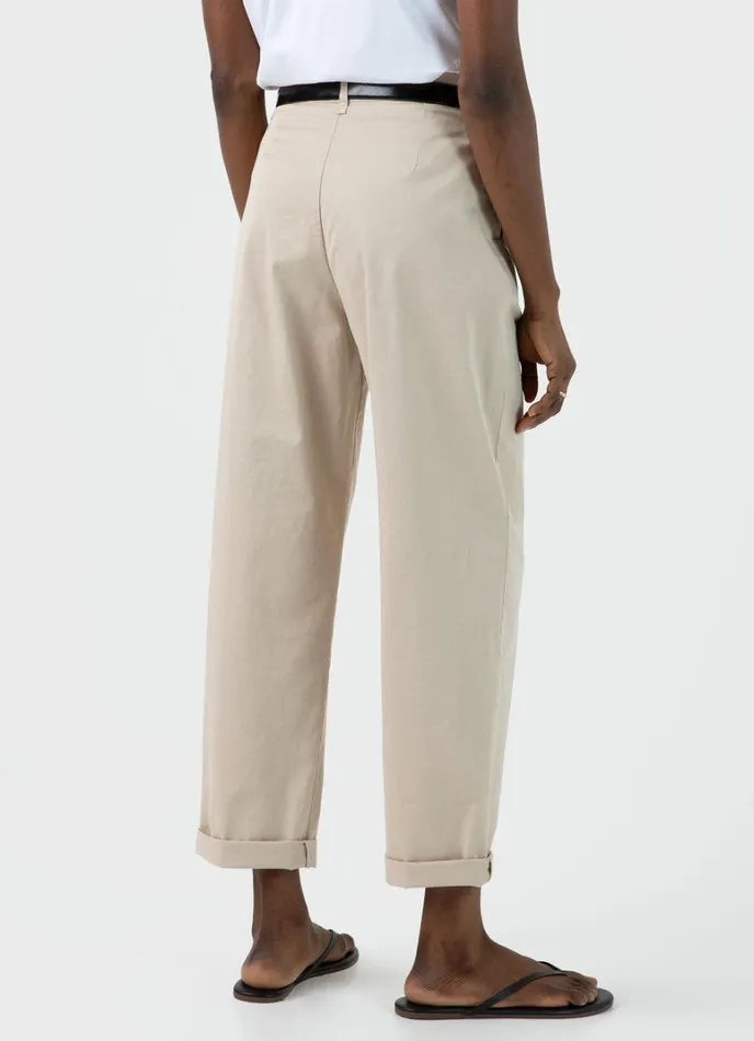 SUNSPEL Pants Pleated Chino Light Stone 8211 Women
