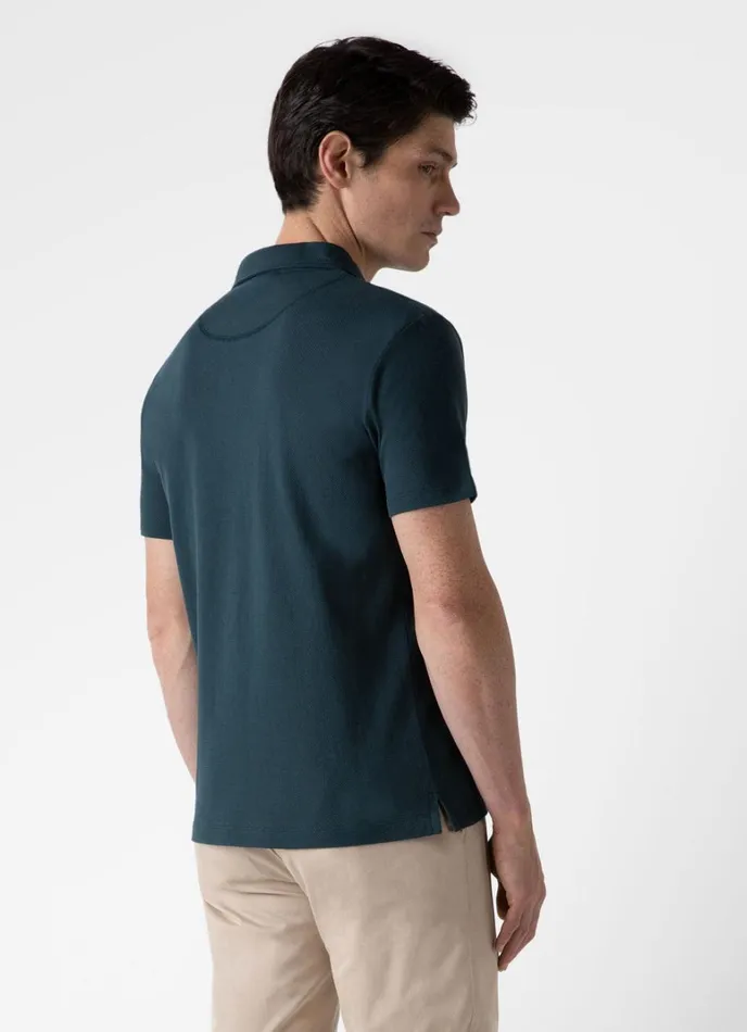 SUNSPEL Polo Shirts Riviera Polo Shirt Peacock 8211 Men
