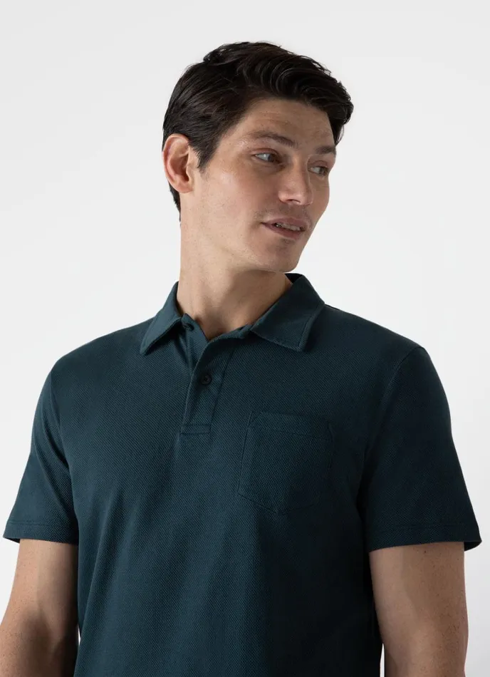 SUNSPEL Polo Shirts Riviera Polo Shirt Peacock 8211 Men