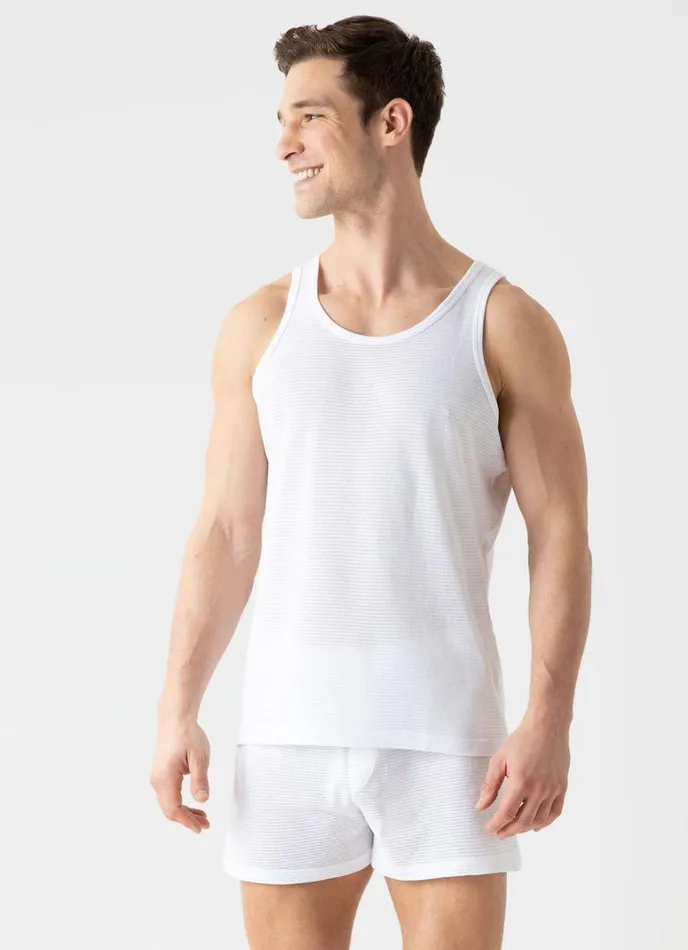 SUNSPEL Underwear Tops Cellular Cotton Underwear Vest 8211 Men