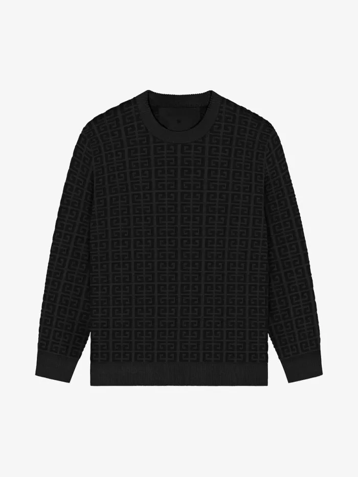 Sweater In 4g Wool Black Men Givenchy Sweaters