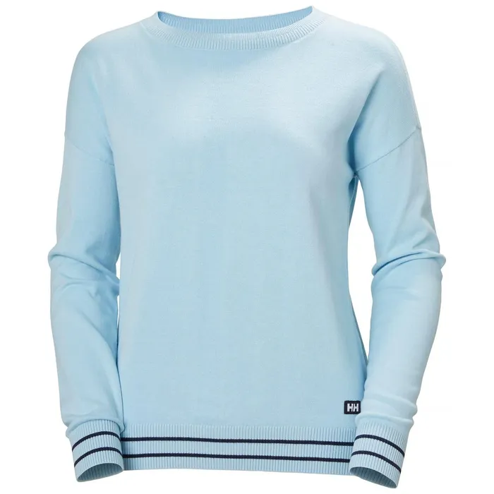 Sweaters Hoodies and Long Sleeve Shirts Women Helly Hansen W SUMMER SWEATER 623 Cool Blue