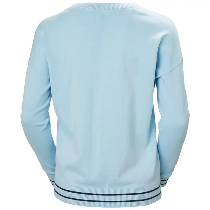 Sweaters Hoodies and Long Sleeve Shirts Women Helly Hansen W SUMMER SWEATER 623 Cool Blue