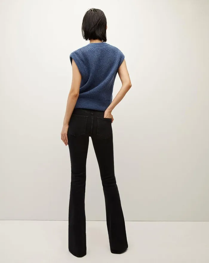 Sweaters Shop Veronica Beard Arida Knit Vest Blue