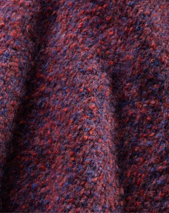 Sweaters Shop Veronica Beard Komal CottonAlpaca Blend Pullover Red Multi