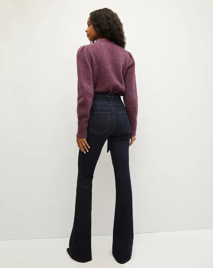 Sweaters Shop Veronica Beard Komal CottonAlpaca Blend Pullover Red Multi