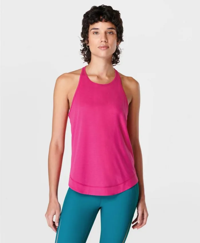 Sweaty Betty Breathe Easy Running Tank Beet Pink Clothing Tank Tops