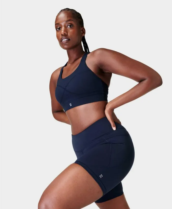 Sweaty Betty Power 6034 Biker Shorts Navy Blue Clothing Shorts Skirts