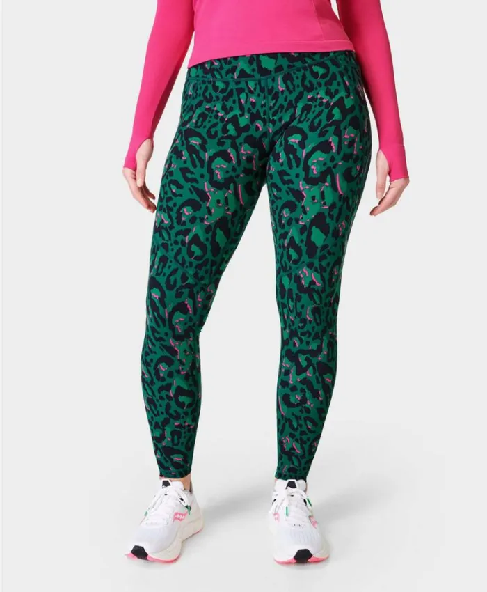 Sweaty Betty Power Workout Leggings Green Brushstroke Leo Print Clothing Full Length Sweaty Betty Power Workout Leggings Green Brushstroke Leo Print Clothing Full Length
