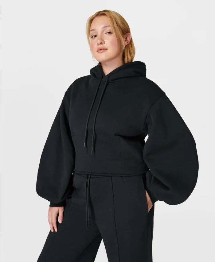 Sweaty Betty Powerhouse Studio Hoodie Black Clothing Sweatshirts Hoodies