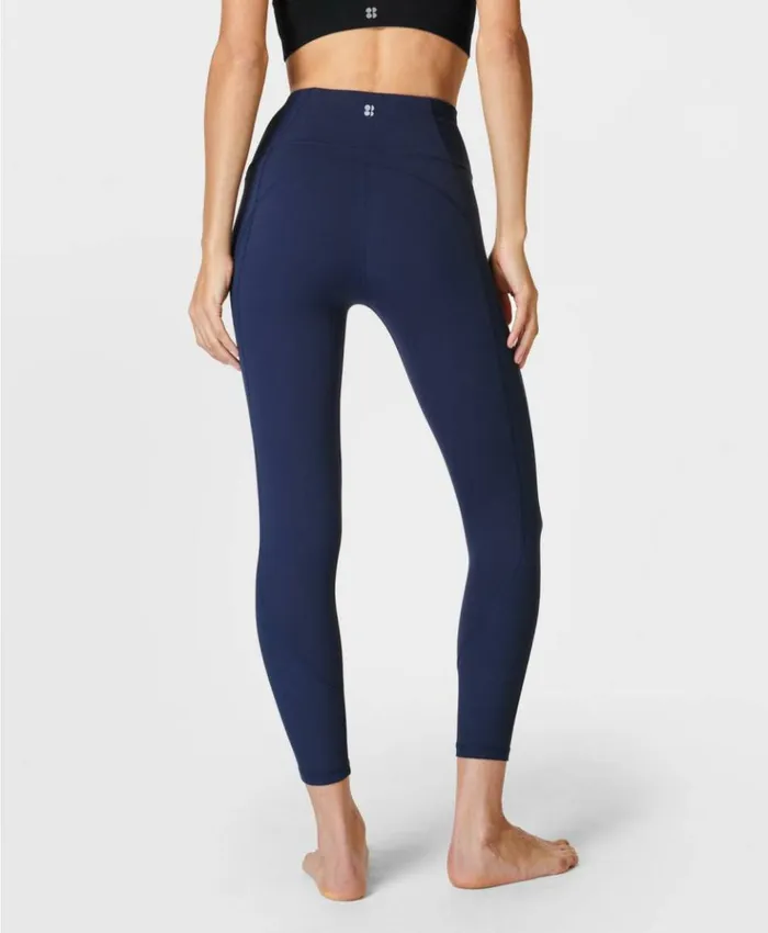 Sweaty Betty Super Soft Ribbed 78 Yoga Leggings Navy Blue Clothing 78 Length Sweaty Betty Super Soft Ribbed 78 Yoga Leggings Navy Blue Clothing 78 Length