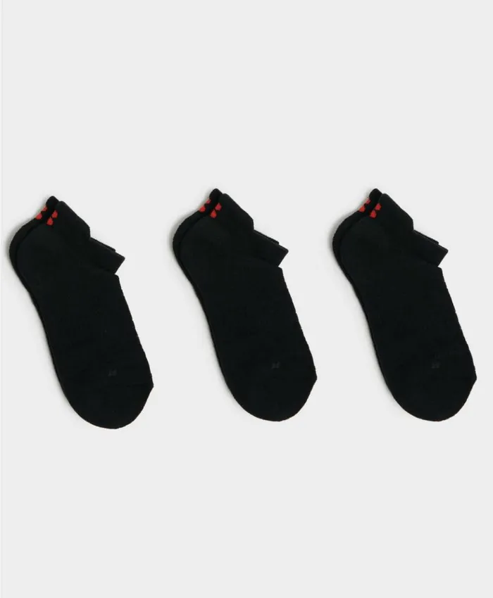 Sweaty Betty Workout Trainer Socks 3 Pack Black A AccessoriesClothing
