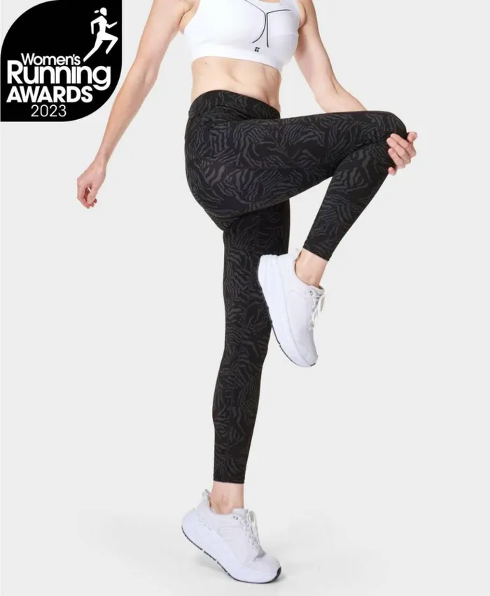 Sweaty Betty Zero Gravity 78 Running Leggings Grey Zebra Check Print Clothing 78 Length Sweaty Betty Zero Gravity 78 Running Leggings Grey Zebra Check Print Clothing 78 Length