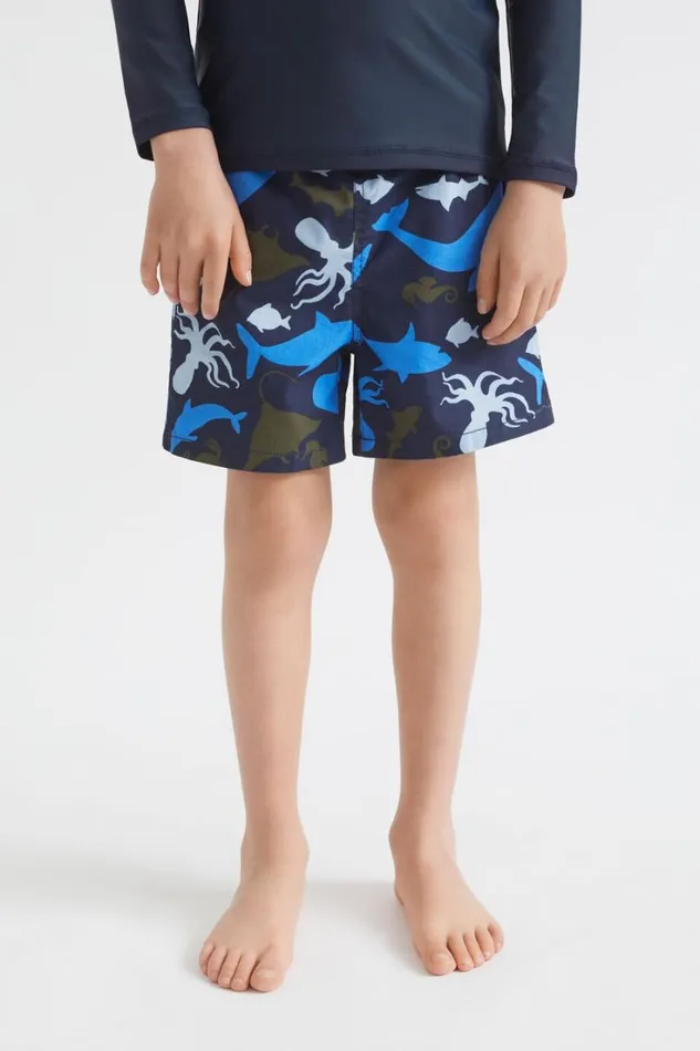 Swimwear Boy Seed Heritage Ocean Boardshort Midnight Blue