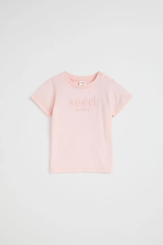 TShirts and Tops Baby Seed Heritage Core Logo Tee Dusty Rose